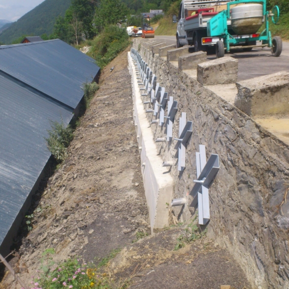 Pose des croix de St André