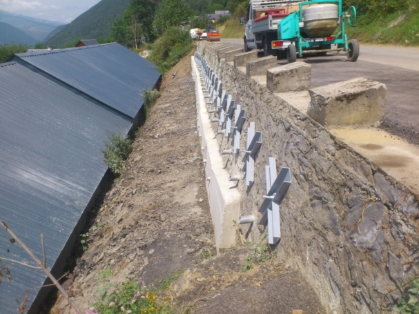 Pose des croix de St André