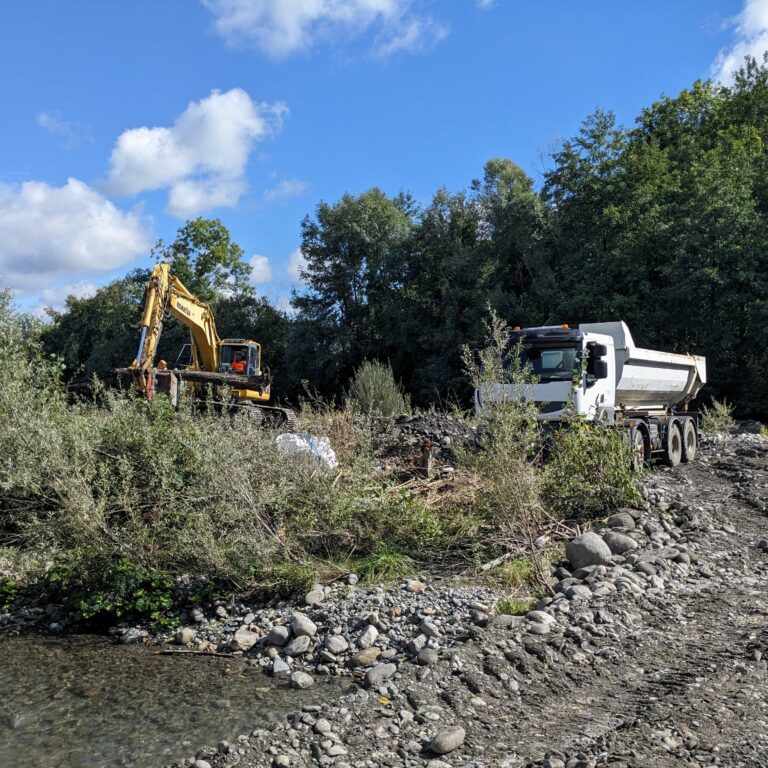 Chargements des souches et des embâcles